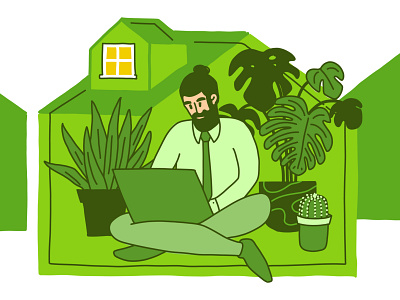 The green home office