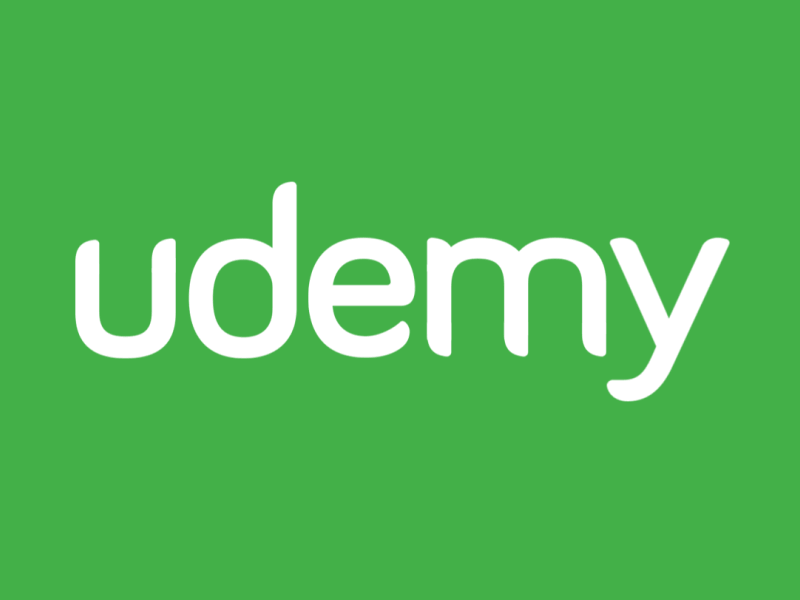 New logo for Udemy branding flat icon identity logo logotype sans serif typography wordmark
