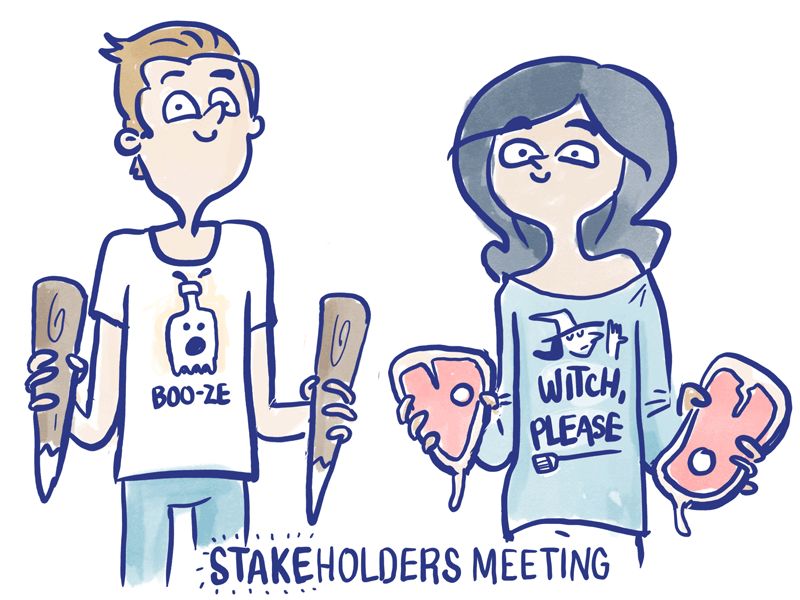 Stakeholders Meeting by Pablo Stanley on Dribbble