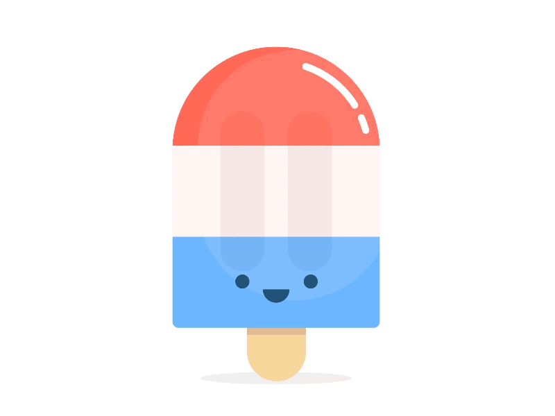 Popsicle (made in Sketch) candy happy ice cream icon illustration sketch app vector