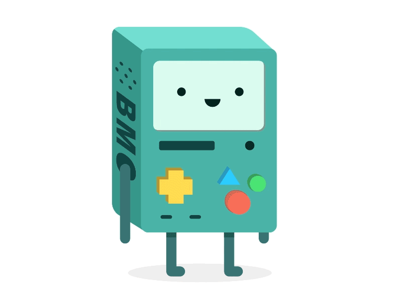 Making BMO on Sketch adventure time animation avatar bot flat how to icon illustration robot tutorial vector