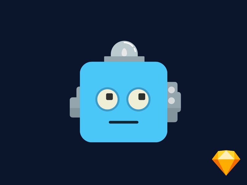 Bottts – Sketch Library avatar bot bots character library robot robots sketch app
