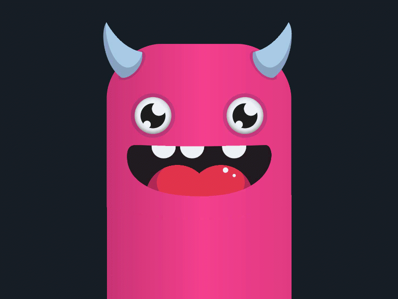 Monster Meat animation avatar illustration monster vector