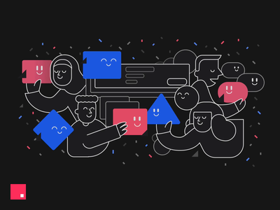 Blog Illustration design invision invisionstudio character animation illustration