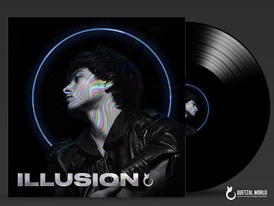 Illusion Album Cover Design album art album artwork album cover album cover design graphic design graphicdesign graphicdesigner image editing