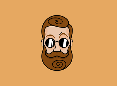 Gentlemen's Beard Care beard beard logo beard oil bearded man branding design illustration logo