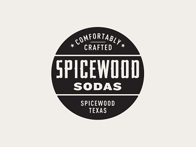 Spicewood Sodas badge design brand brand designer branding craft soda kevin kroneberger lettering logo logo designer soda texas typography