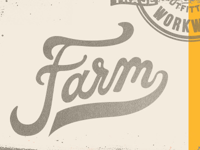 It's a Farm Day! apparel custom typography design farm lettering type typography