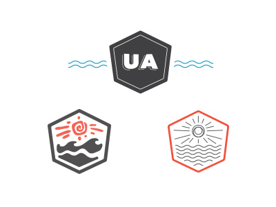 Underwater Branding branding logo secondary mark