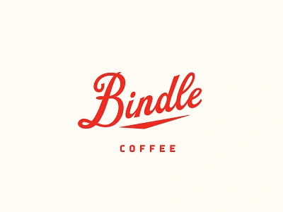 Bindle Coffee branding coffee brand coffee logo coffee roasters coffee shop colorado designer custom lettering custom script kevin kroneberger lettering logo design retro roastery typography vintage