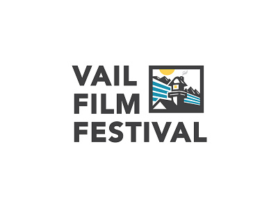 Vail Film Festival brand concept film festival logo vail