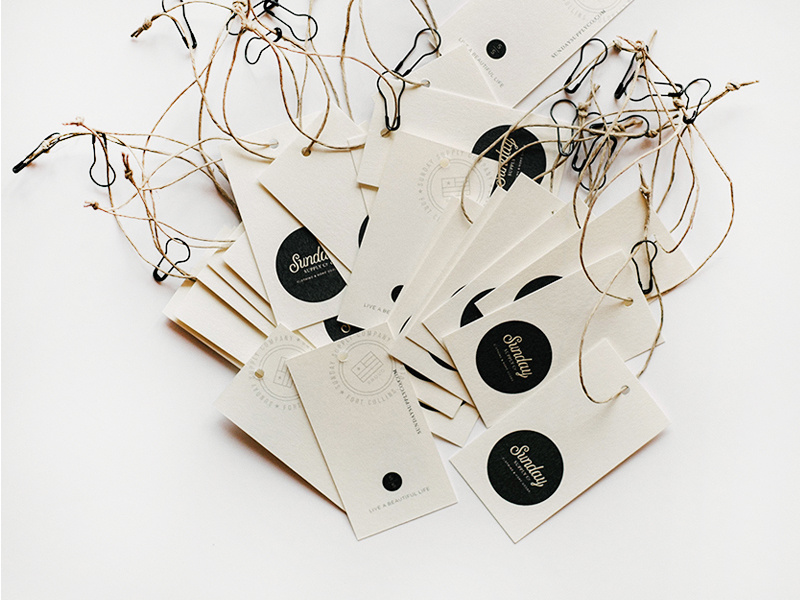 Sunday Supply Co. Hangtags by Kevin Kroneberger on Dribbble