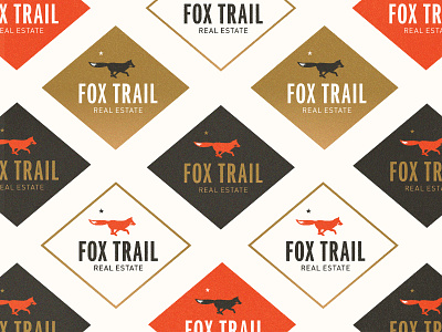 Fox Trail Branding WIP branding colorado fox logo logo design pattern real estate