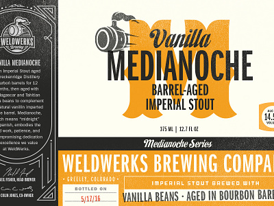 WeldWerks Brewing Co. beer bottle bottle design brewery colorado craft beer labels lettering packaging type typography