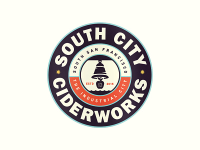 South City apple beer branding california cider craft beer craft cider logo san francisco type