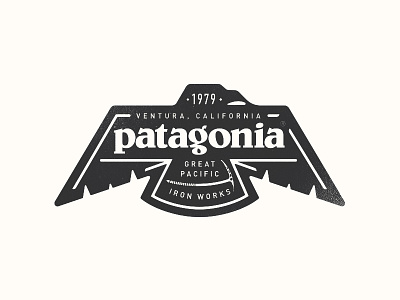 Patagonia bird logo mark patagonia