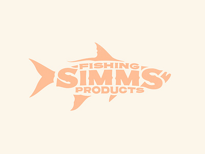 Simms Fishing Products adventure fish fishing fly fishing lettering outdoor simms fishing type typography