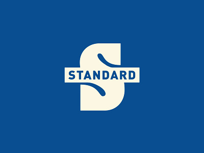 Standard Apparel badge custom lettering logo outdoors type