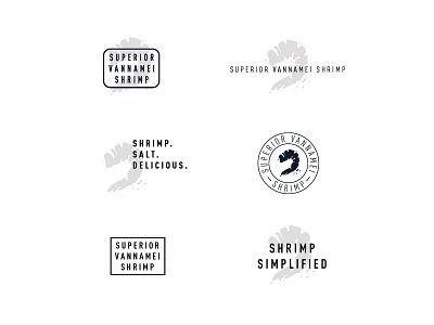 Oishii Shrimp branding logo design shrimp visual design