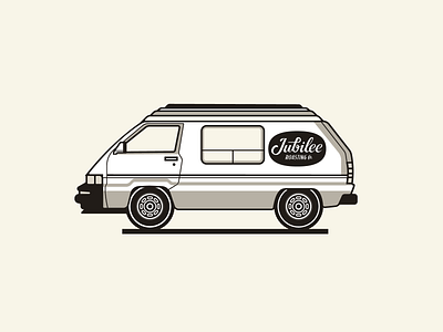 Jubilee Roasting Co. coffee craft coffee icon illustration jubilee retro vintage vw bus vw van westfalia