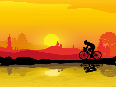 Cycling illustration