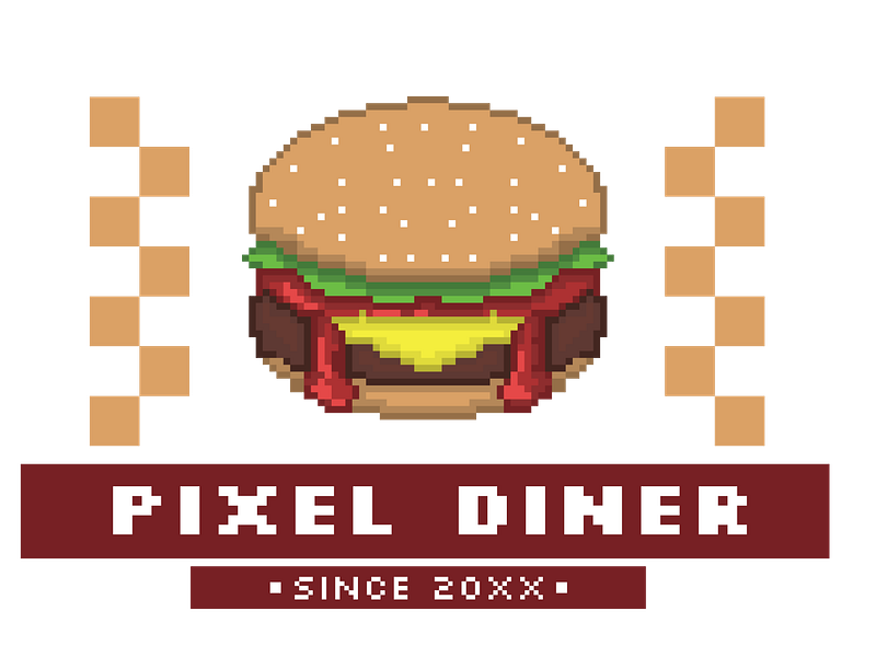 Pixel Dinner designs, themes, templates and downloadable graphic ...