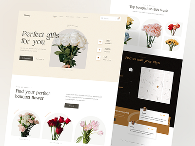 Flowery 🌹- Florist Landing page
