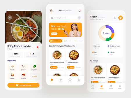 Browse thousands of Cooking App images for design inspiration | Dribbble