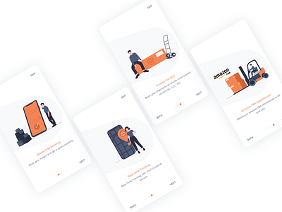 Shipment App Onboarding Concept