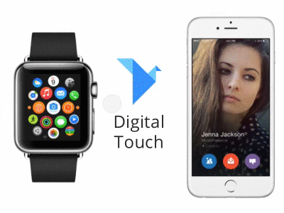 Origami Freebie - Digital Touch apple bolb digital metaball touch watch