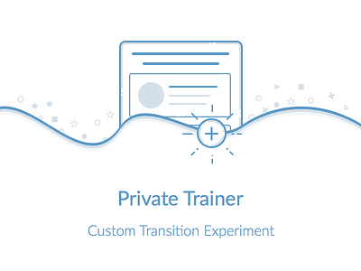 Private Trainter(Illustration) code illustration transition wave