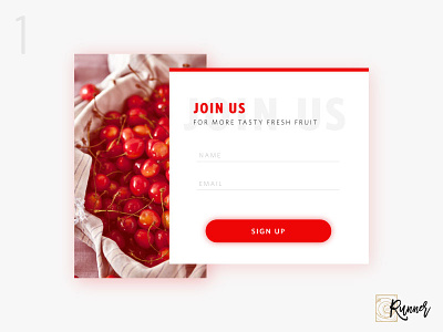 001 Sign Up c.runner dailyui signup