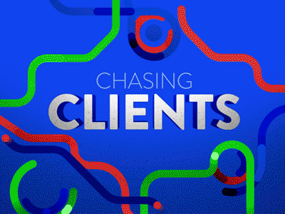 Chasing Clients after effects animation chasing clients color desk insurance laptop life insurance office shape layers text texture