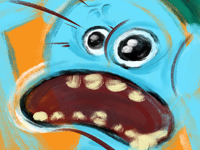 Look at me! brush cartoon cintiq golf meseeks paint pastel photoshop rick and morty wacom