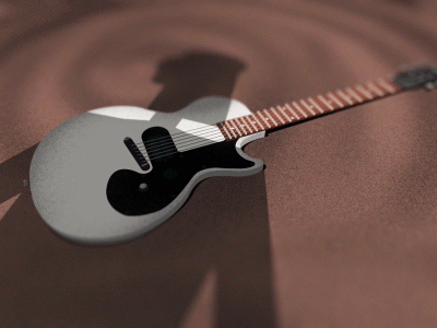 Guitar Tear Drop ae after effects animation electric faux 3d flash guitar music rock tear texture