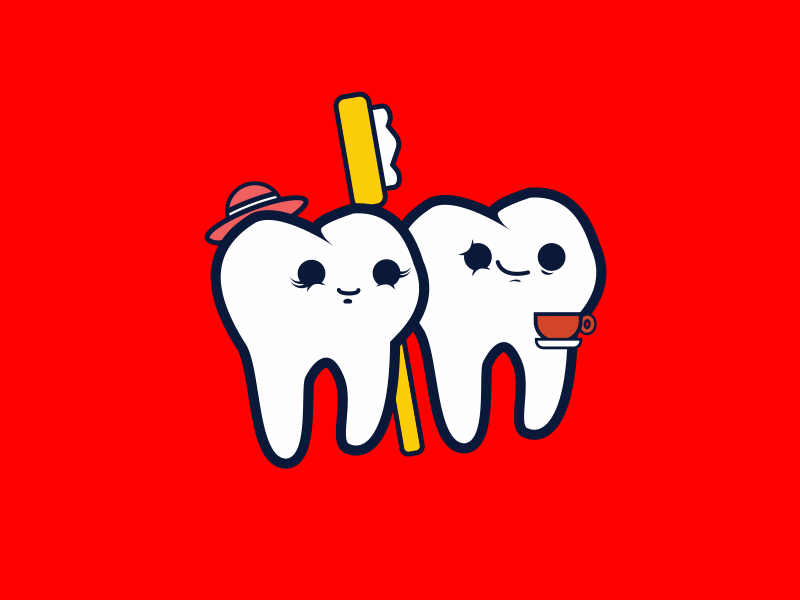 Toothers ae ai animation character dentist illustrator kids rig teeth tooth toothbrush toothpaste