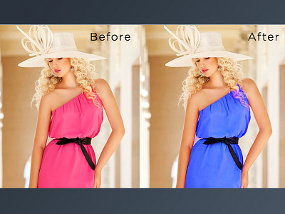 Color Change Before After color change photo editing photo retouching photoshop