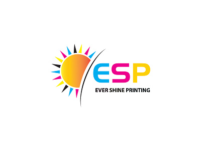 EverShine Printing Logo logo designs logodesign printing design printing logo