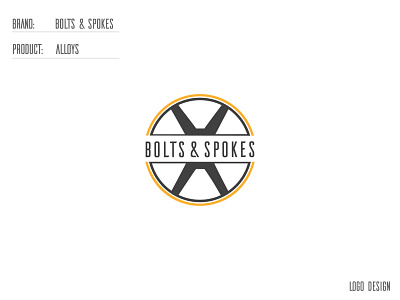Logo Design for Bolts & Spokes 2020 advertising alloys art artwork branding design logo logo design pakistan tyres