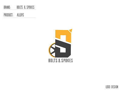 Logo Design for Bolts & Spokes- Option 2 2020 advertising alloys branding design logo logo design pakistan tires tyres