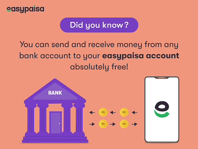 Social Media post for Easypaisa