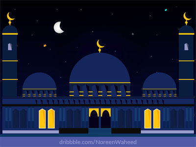 Blessings Of The Month Of Ramadan Vector Illustration By 