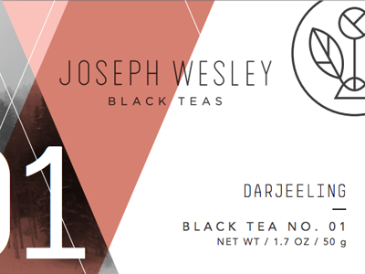 Tea Label branding identity logo packaging tea