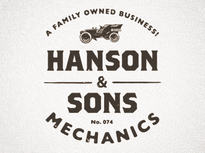 Hanson & Sons have here i idea no put sometimes to what