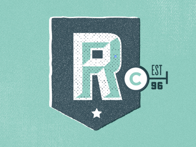 Rc branding crest identity logo r star