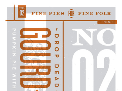 Emporium Pies : Packaging 2 branding food identity label logo packaging pies texas