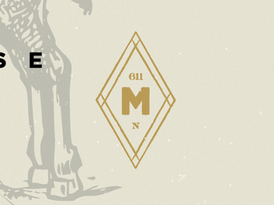 M branding identity logo restaurant