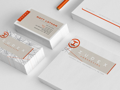 Iudex Brand Build-out branding collateral identity logo stationery