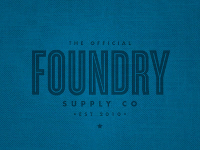 Foundry Store blue logo store