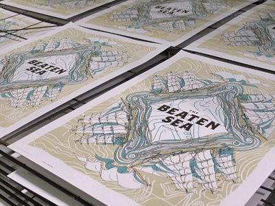 Off the Press gigposter poster screenprint